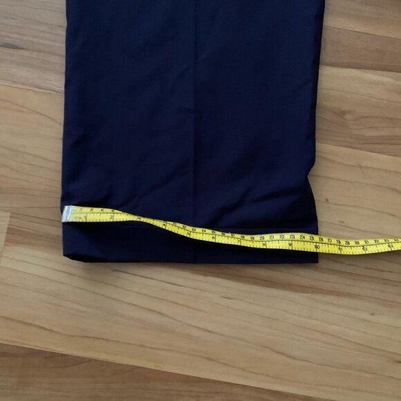 Alexander Julian Women’s Medium Jumpsuit Navy Blue Military Style 80’s Vintage - Picture 9 of 13